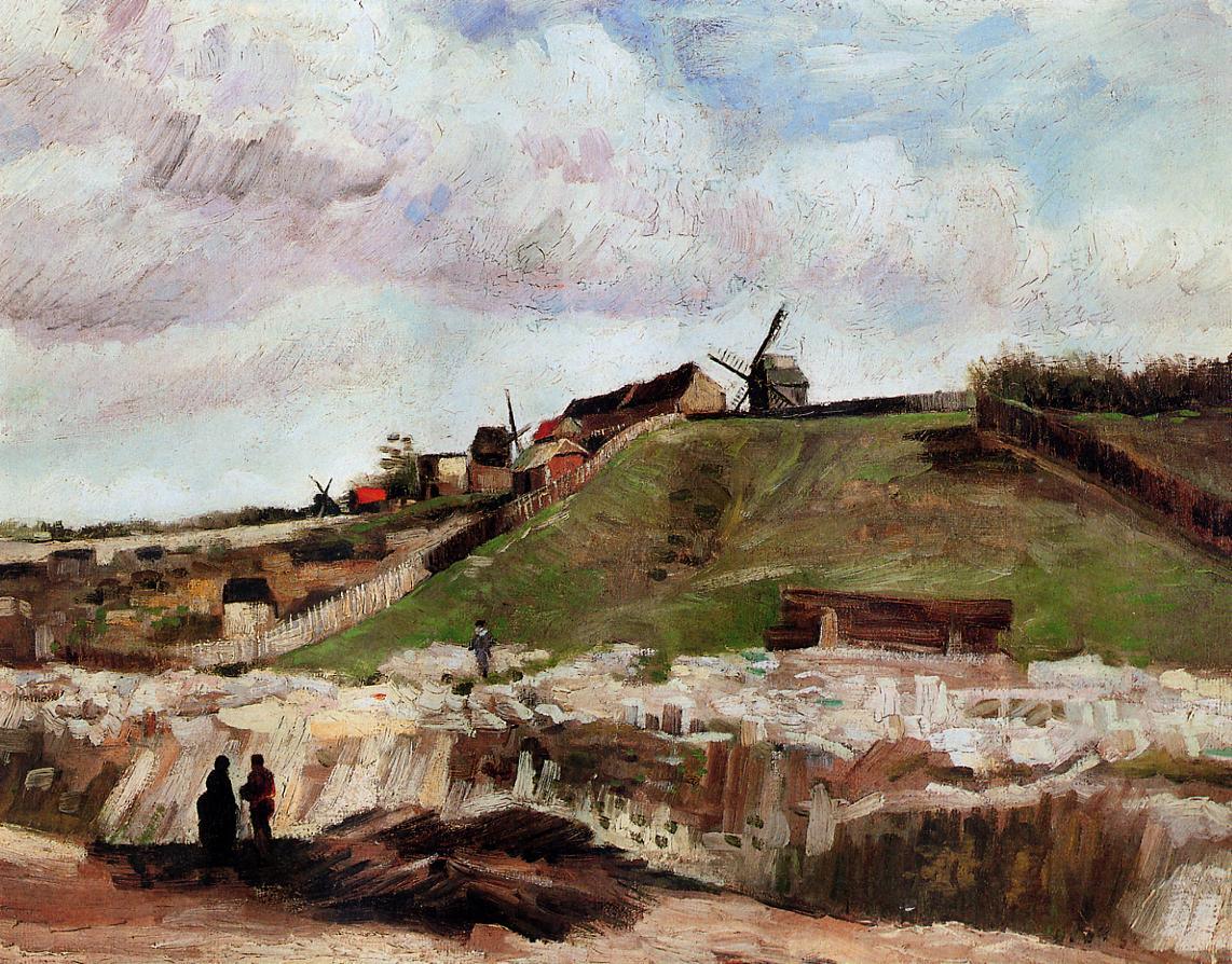 Vincent van Gogh Montmartre the Quarry and Windmills